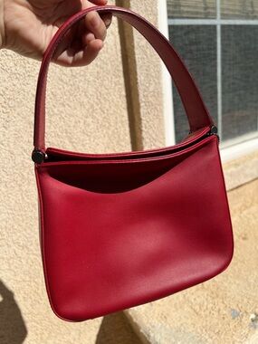 Vintage Coach Red Mini Whitney Hobo
